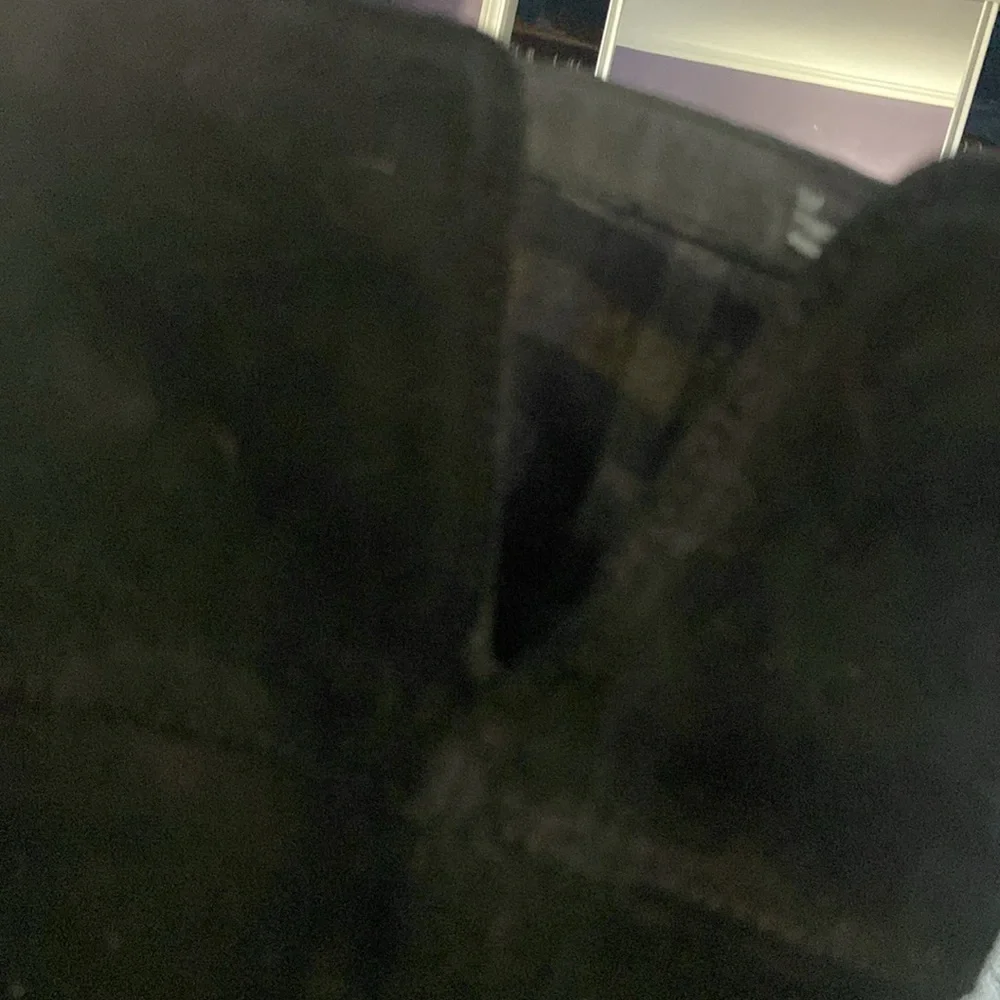 Born Kathleen‎ Black Leather Over the Knee Boots ❤️ SZ 9
